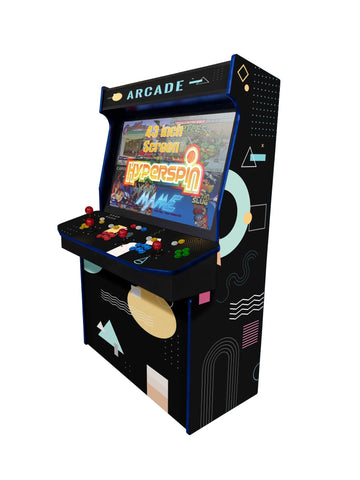 Abstract - 4 Player 43 Inch Upright Arcade Cabinet - BitCade UK