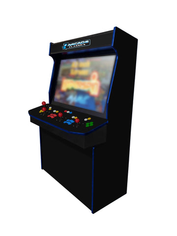 Black - 4 Player 43 Inch Upright Arcade Cabinet