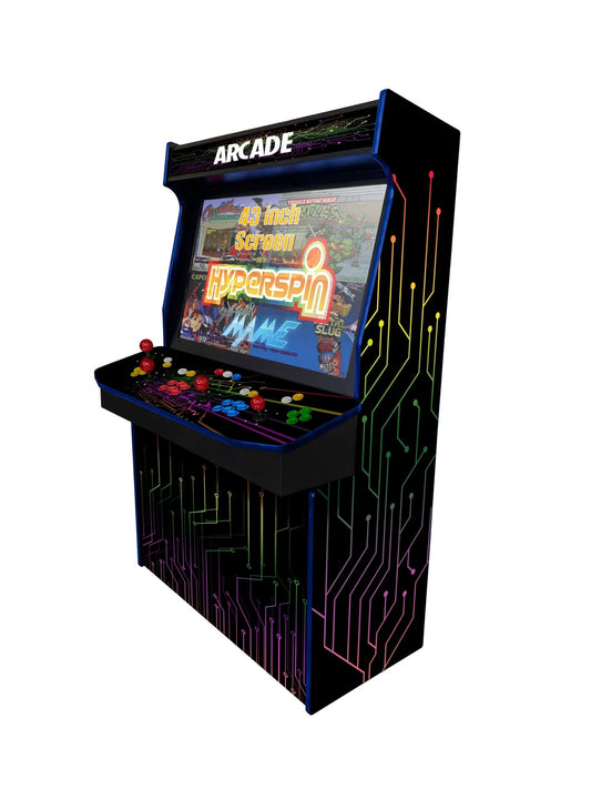 Circuit - 4 Player 43 Inch Upright Arcade Cabinet - BitCade UK