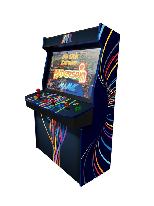 Fibre - 4 Player 43 Inch Upright Arcade Cabinet - BitCade UK