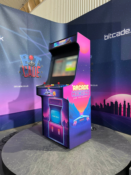 Neon - 27 Inch Upright Arcade Cabinet - Ready to ship - BitCade UK