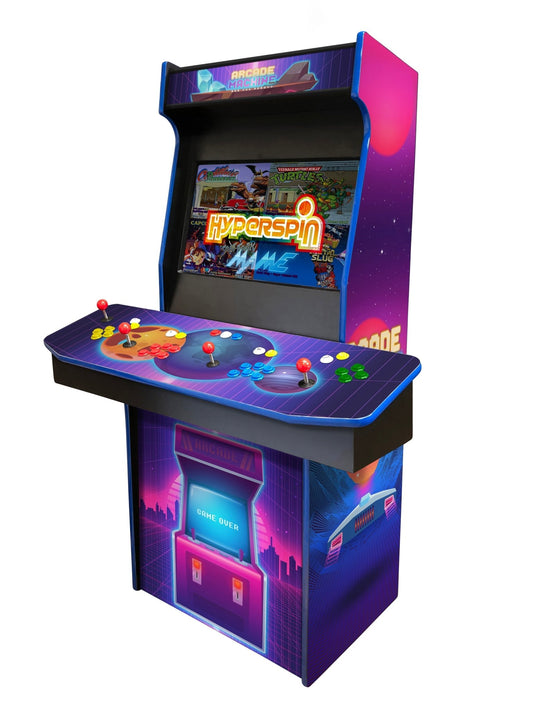 Neon - 4 Player 27 Inch Upright Arcade Cabinet - BitCade UK